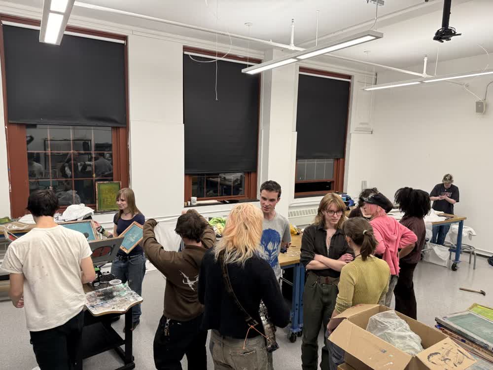 Garment Printing Club weekly workshop