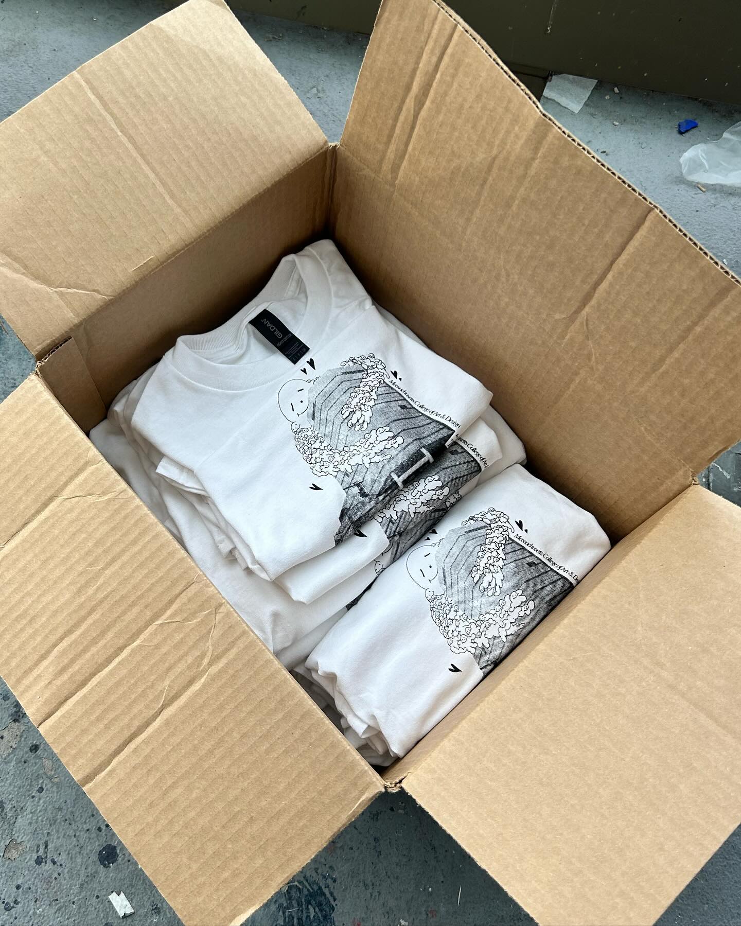 Mass. Statehouse Visit shirt production