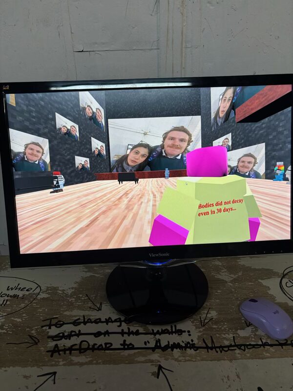 FaceBook Marketplace Gallery projected digital experience