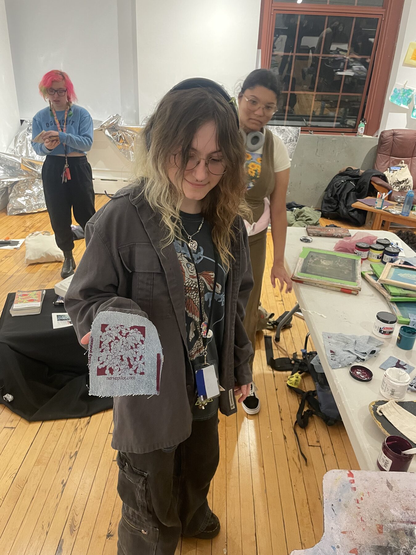 Garment Printing Club volunteering workshop documentation