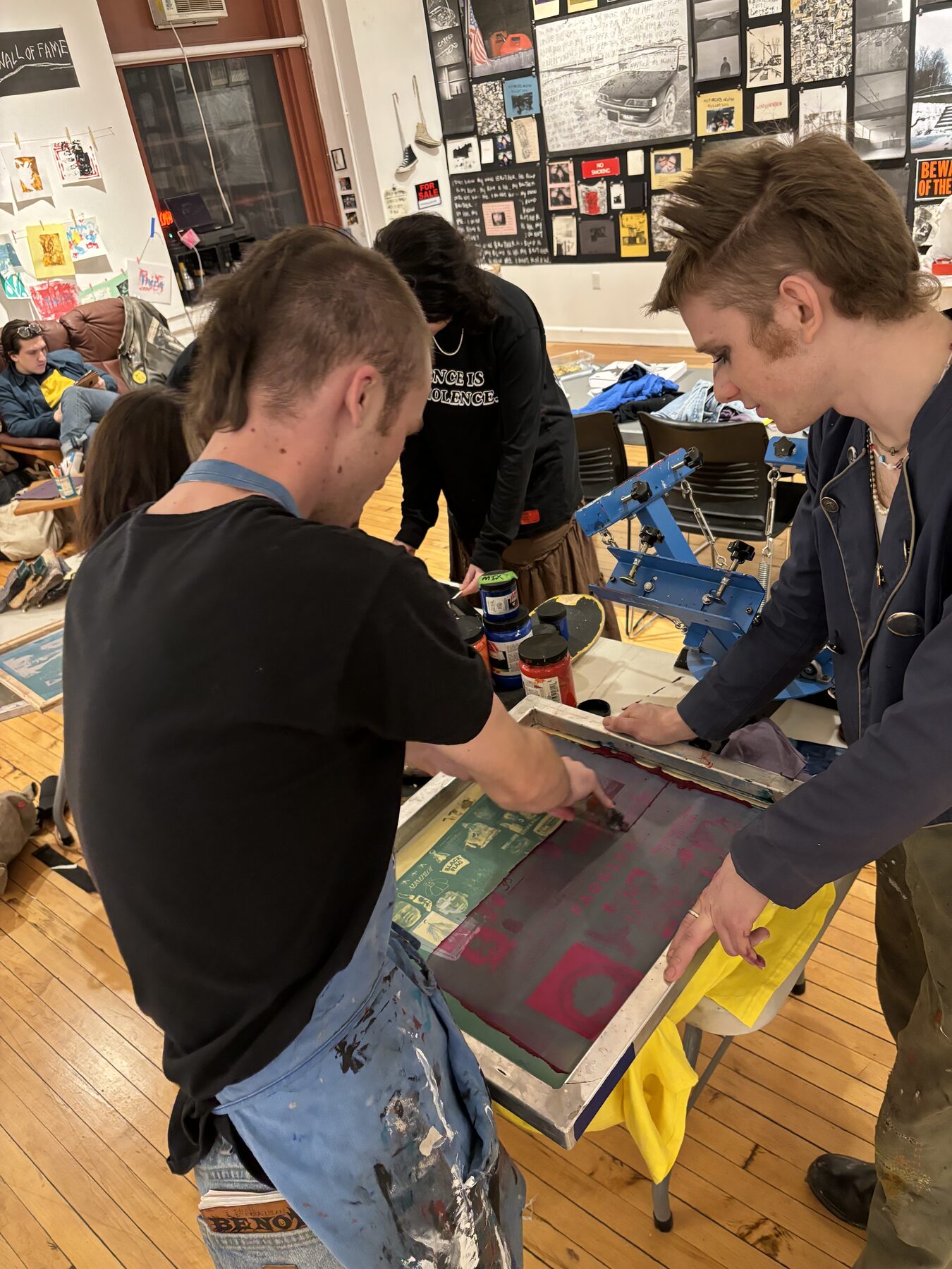 Garment Printing Club volunteering final documentation
