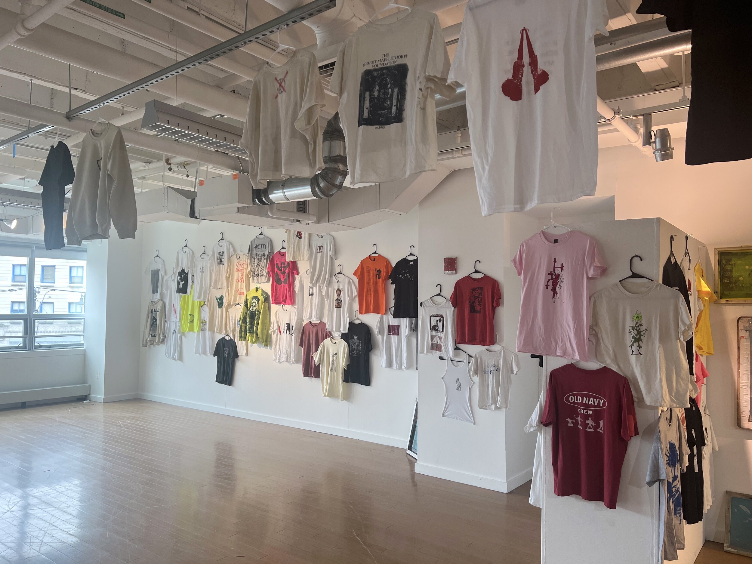 Show 2 printed garment documentation