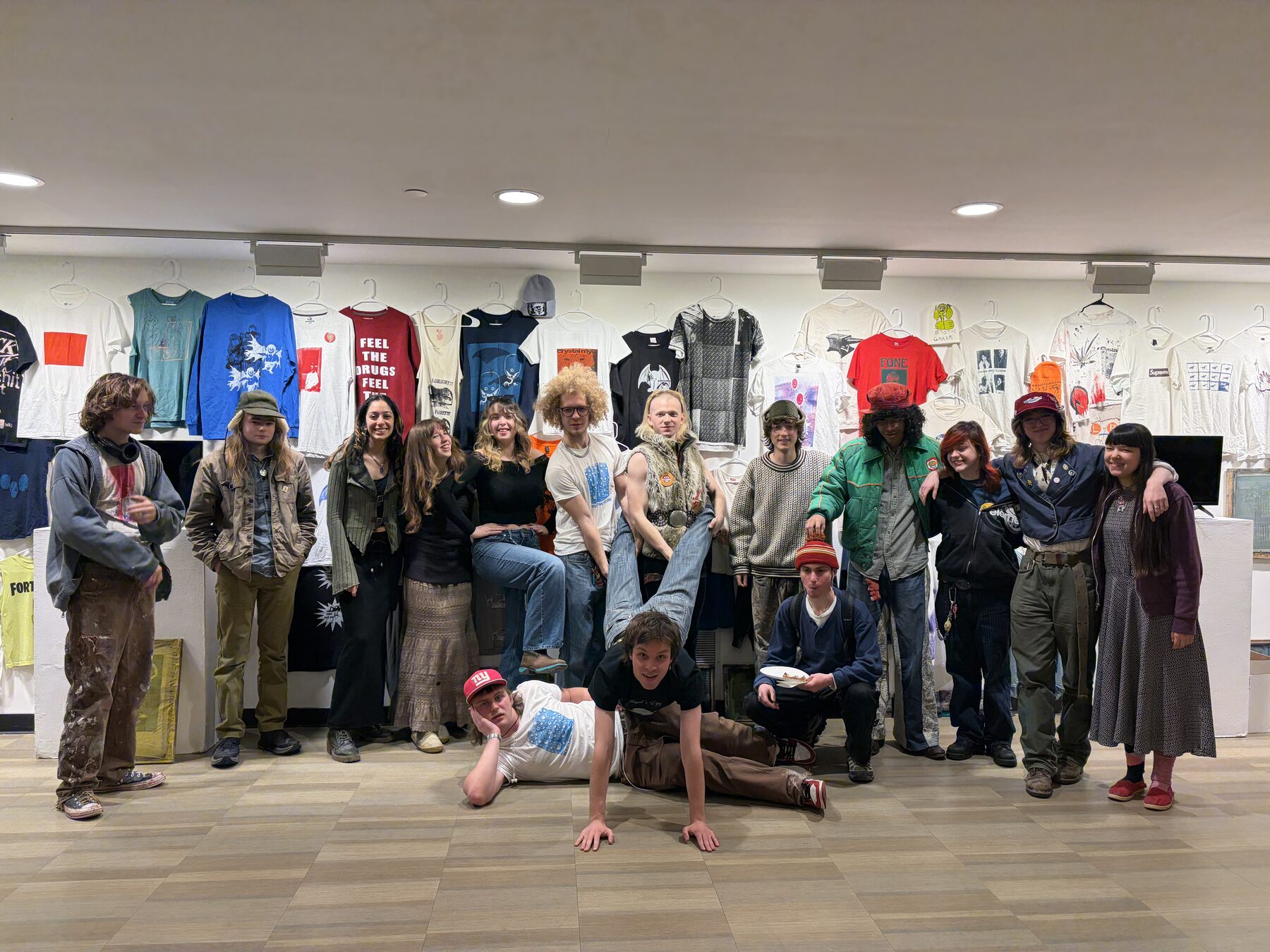 Group documentation from the third Garment Printing Club show