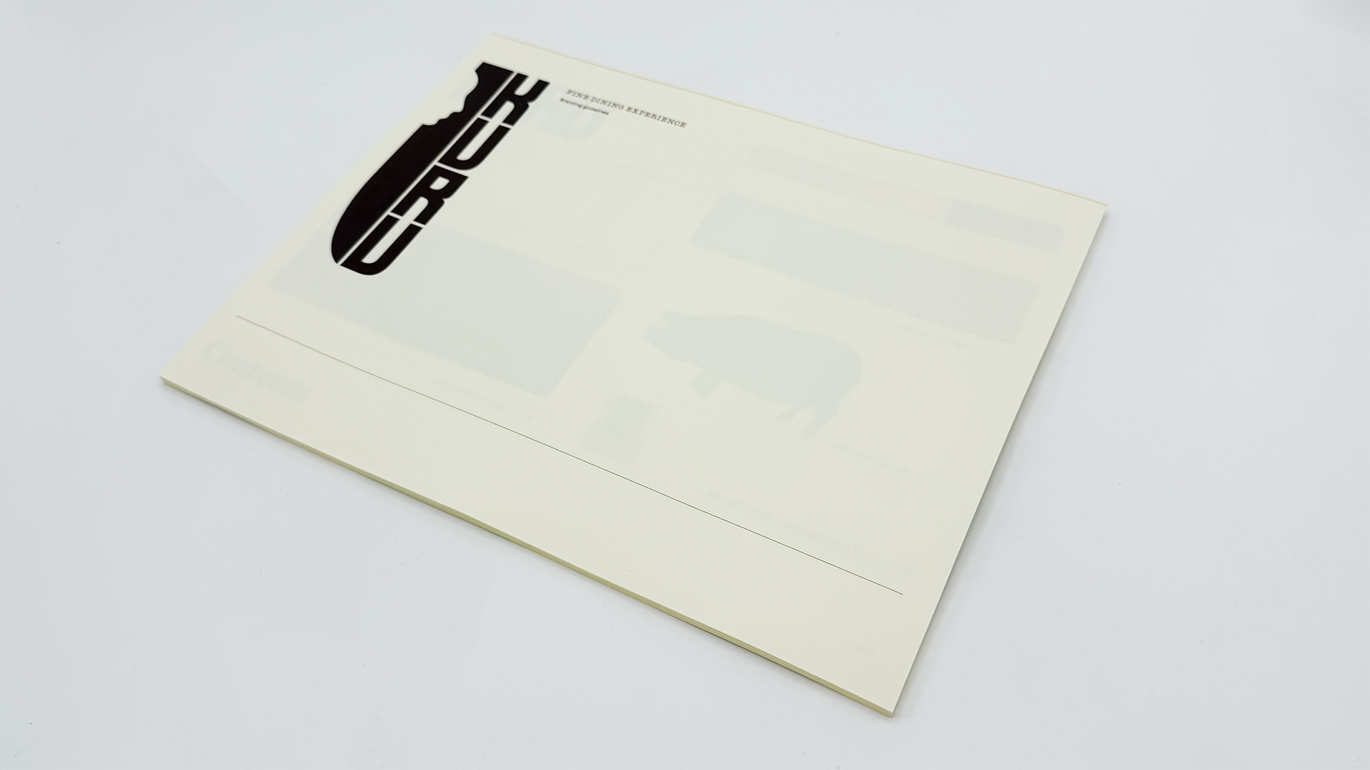 KURU Fine Dining brand guidelines