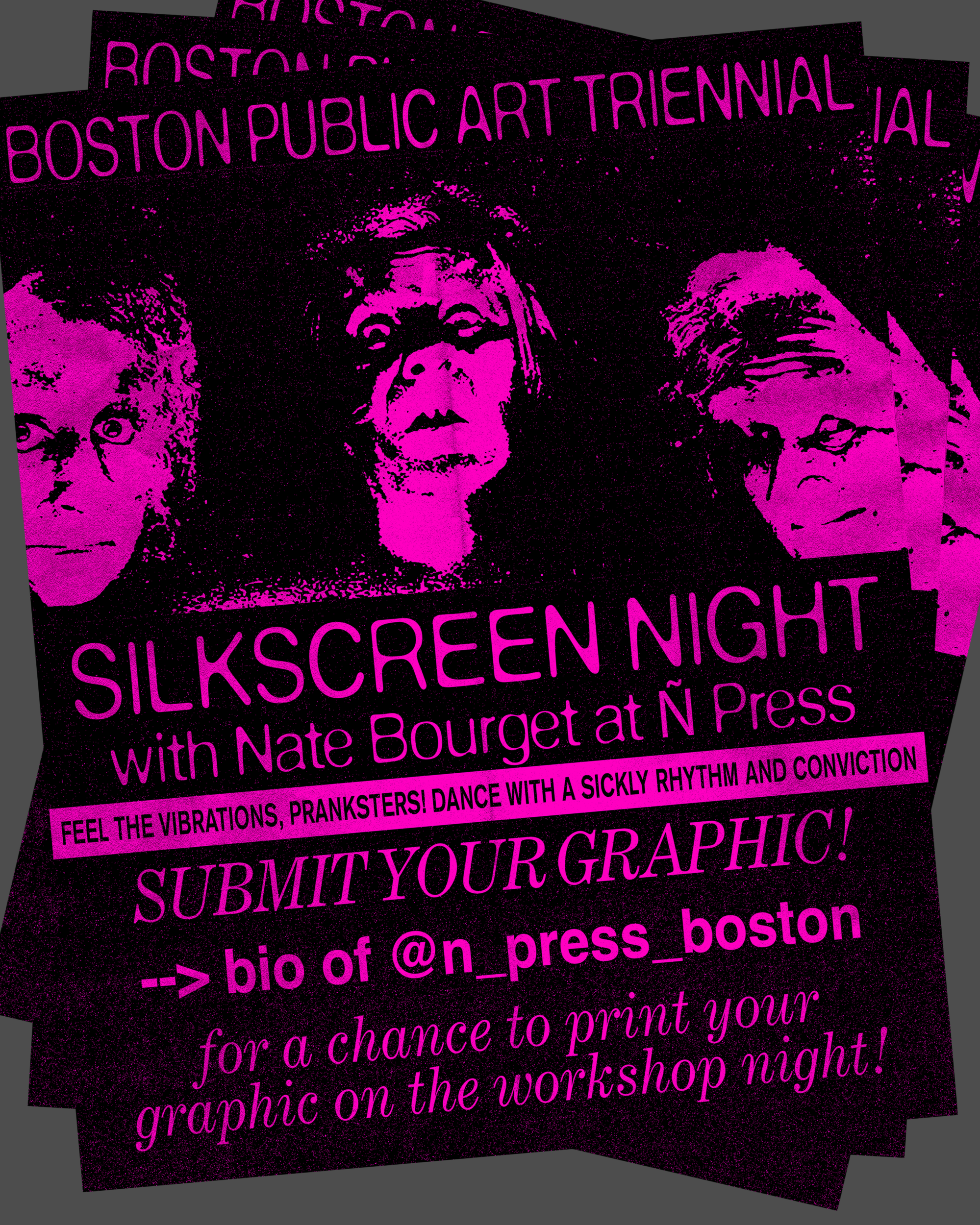 ñ press poster graphic