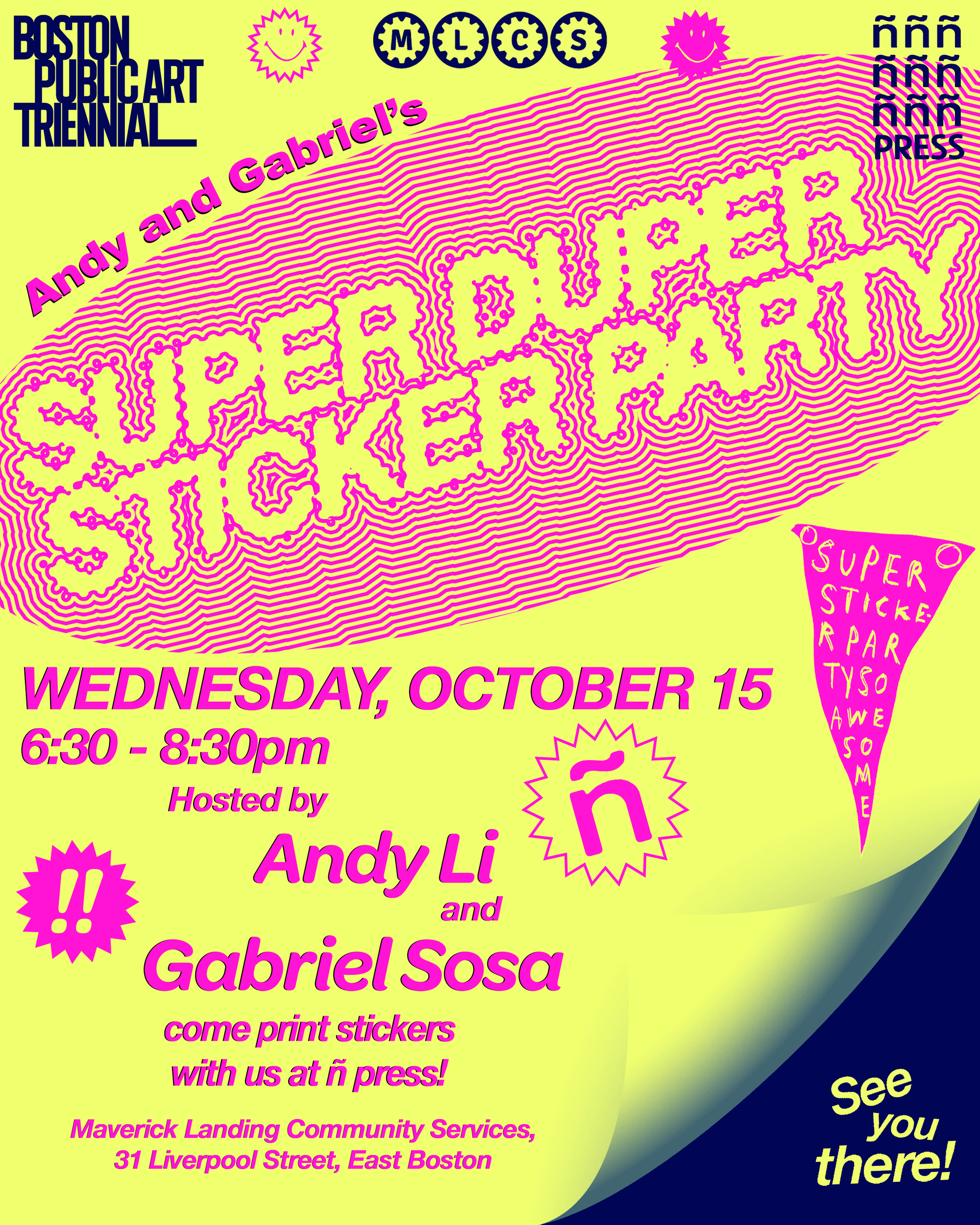 ñ press Stick It alternate graphic