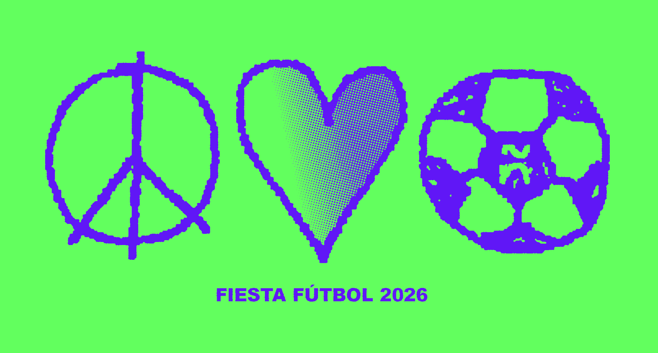 Peace Love Fútbol graphic