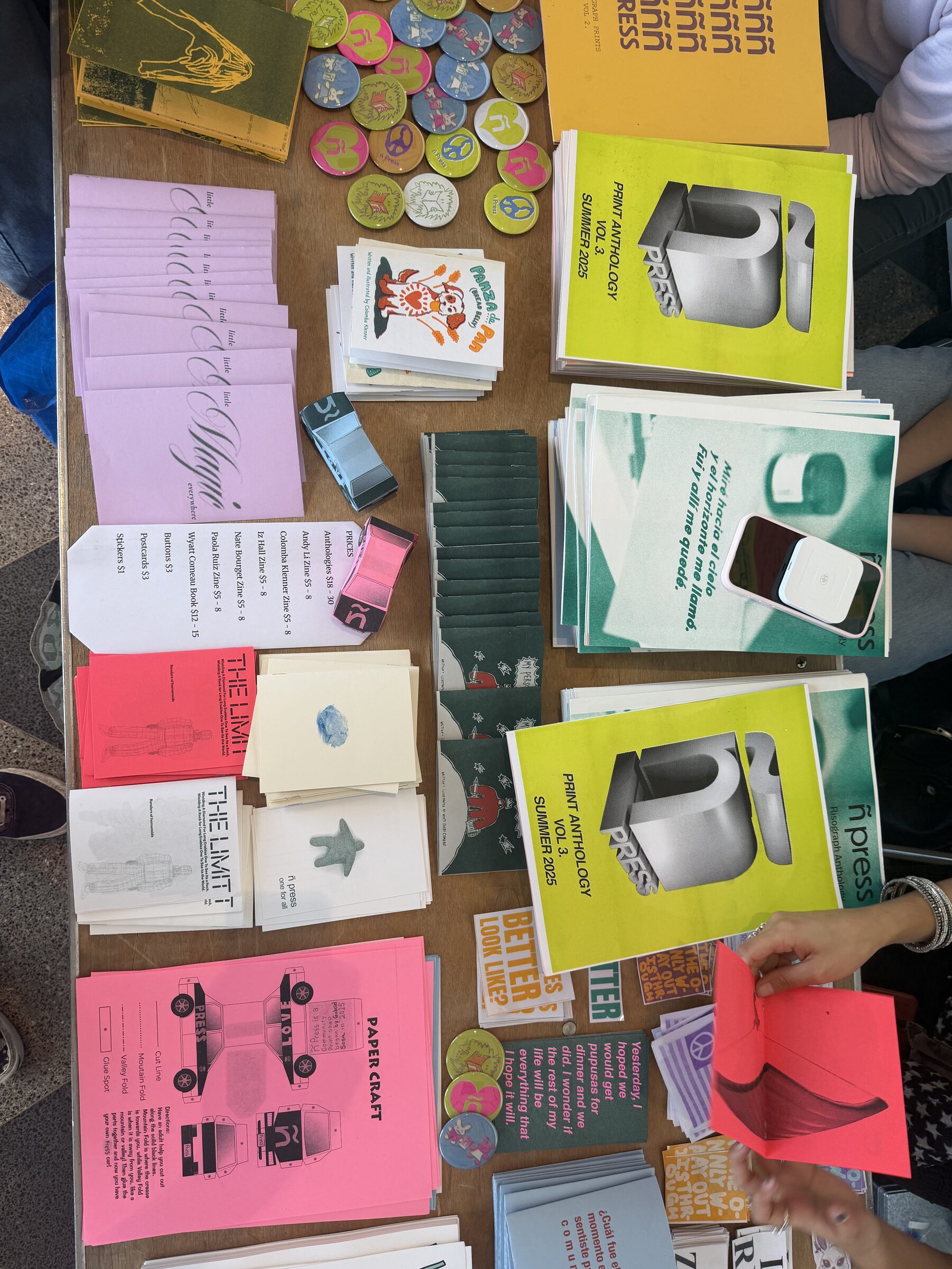 Multiple Formats printed matter detail