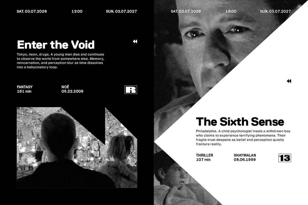 ReRun Film Festival printed program