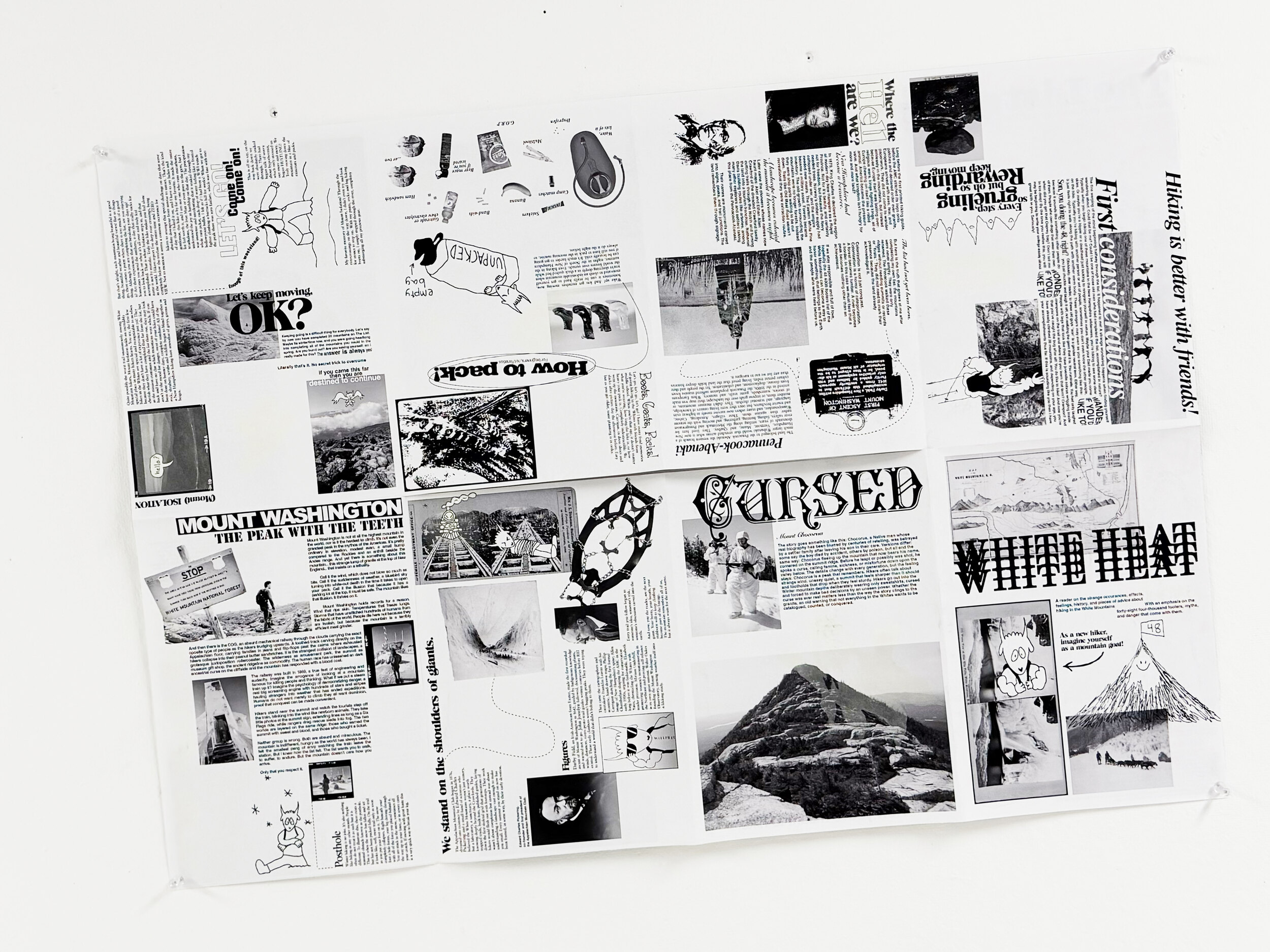 White Heat unfolded front side